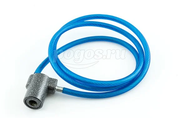 Замок велосипедный с тросом 5мм 630мм ЧАЗ