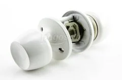 Защелка межкомнатная без ключа и фиксатора 5560 PS WW белый  АЛЛЮР 