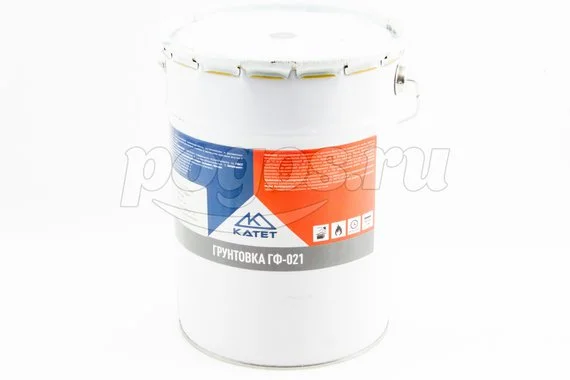 Грунтовка ГФ-021 красно-коричневая 25кг ЭКСПРЕСС М быстросохнущая высокопрочная  КАТЕТ