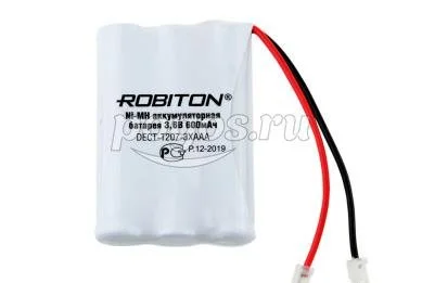 Батарея аккумуляторная DECT-T207-3XAAA PH1  Robiton