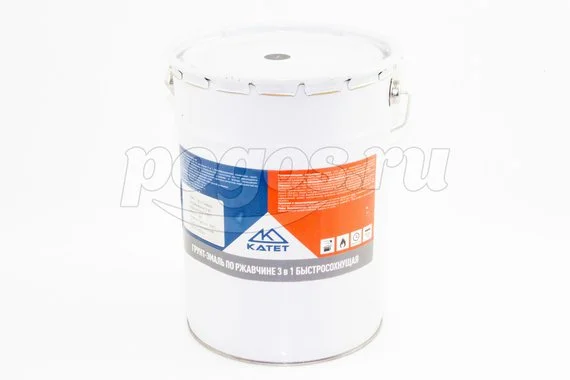 Грунт-эмаль по ржавчине 3 в1 зеленый  5кг RAL6005 быстросохнущая PROFORM COMPLEX  КАТЕТ