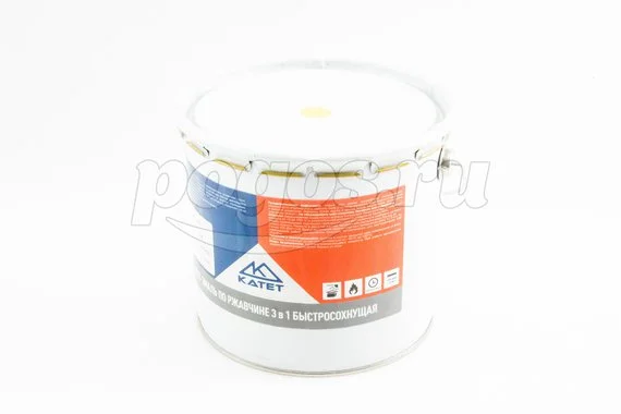 Грунт-эмаль по ржавчине 3 в1 синий  3кг RAL5005 быстросохнущая PROFORM COMPLEX  КАТЕТ