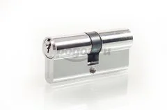 Механизм цилиндровый симметричный 35-35мм английский ключ хром 70mm-6K CP   АЛЛЮР 
