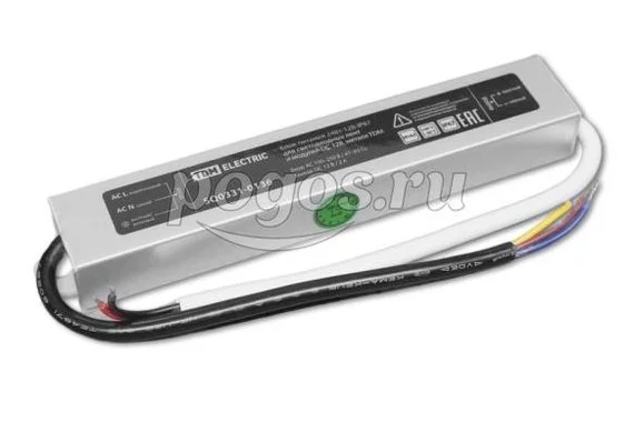 Блок питания 24W 12V 2 А IP67  TDM