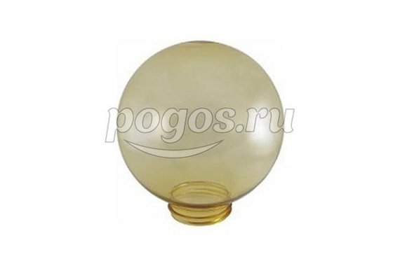 Рассеиватель шар ПММА 160мм, золотой (резьба А85)  TDM