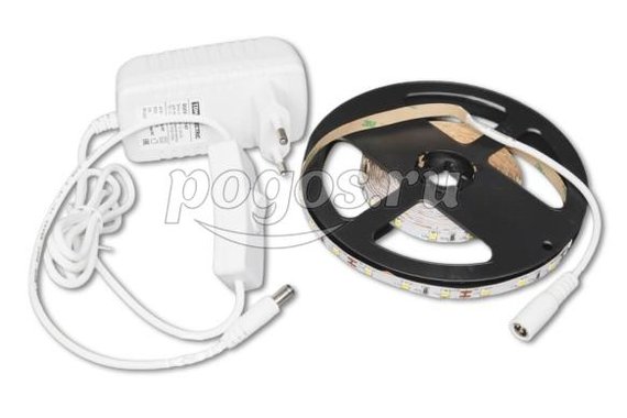 Комплект светодиодной ленты SMD2835 60LED/м 12В 4,8Вт/м IP20 6000К (5 м), 24Вт  TDM