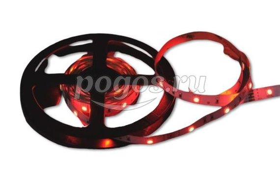 Комплект светодиодной ленты SMD5050 30LED/м 12В 7,2Вт/м IP20 RGB (3 м), 18Вт, IR-контроллер  TDM