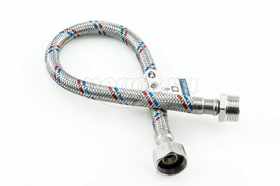 Подводка нерж.  400мм, F - M 1/2 CTM