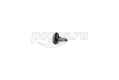 Саморез с пресс-шайбой 4,2*13 сверло RAL9005 черный янтарь