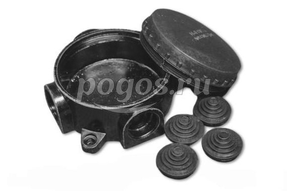 Коробка монтажная КЭМ 1-10-4Б D78 IP44 о/у 4-х рожковая, TDM