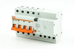 Автомат дифференциальный 4п C63A 30mA, тип AС, 4,5kA, АД-14 TDM