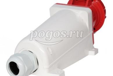 Розетка силовая 63А 380В 3P+PЕ+N IP44 стационарная  TDM