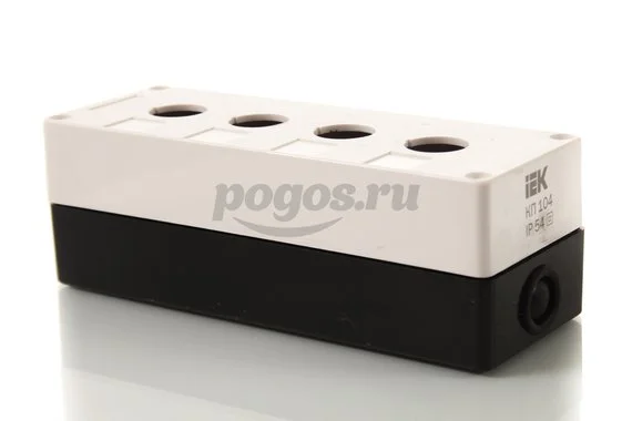 Корпус КП104 для кнопок 4место белый TDM