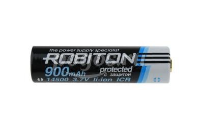 Аккумулятор AA 14500 3,6V 900mAh с защитой, Robiton