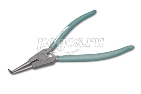 Щипцы для стопорных колец разжим загнутый 9"  JONNESWAY