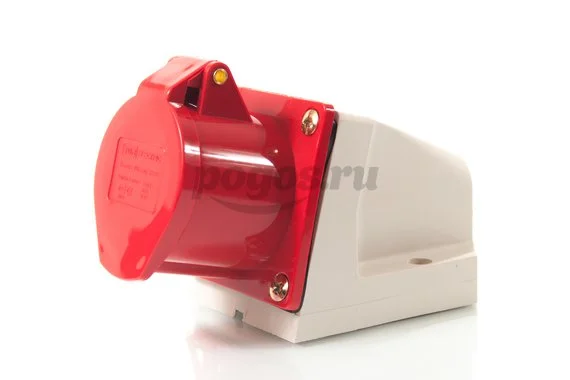 Розетка силовая 380В 3P+PE 16А стационарная TDM