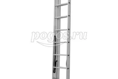 Лестница алюминиевая,  3-х секционная,  8 ступеней (2300/3720/4880мм)