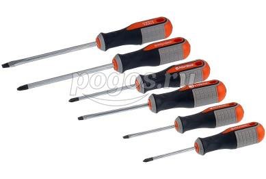 Набор отверток 6 предметов ROUND GRIP, OMBRA