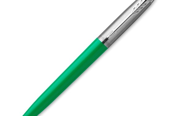 Ручка шариковая Jotter Color зеленая M синие чернила блистер  PARKER