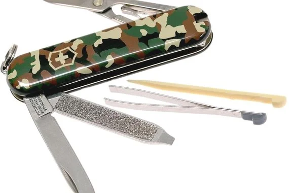 Мультитул Classic 7 функций 58 мм камуфляж  VICTORINOX