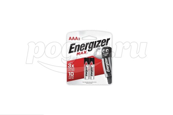 Элемент питания AAA LR03 Max (упаковка 2шт)  ENERGIZER