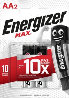 Элемент питания AA LR6 Max Plus (упаковка 2шт)  ENERGIZER