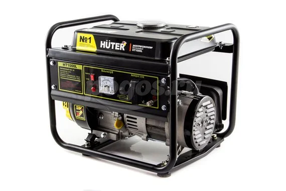 Электрогенератор бензиновый 1кВт HT1000L HUTER