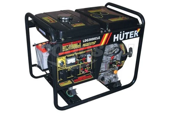 Электрогенератор дизельный 2,5кВт(3кВт) HUTER LDG3600CLE
