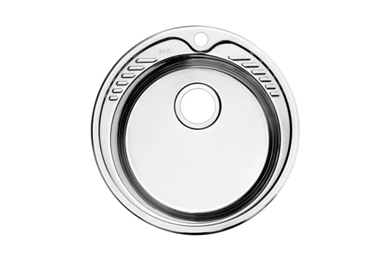 Мойка, нержавеющая сталь, полированная, D490, Suno S  IDDIS