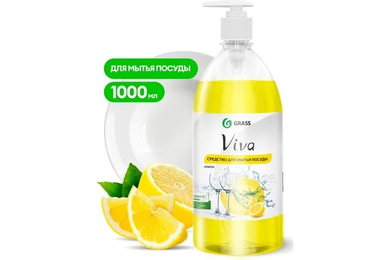 Средство для мытья посуды Grass Viva/ Velly 1 л 340100