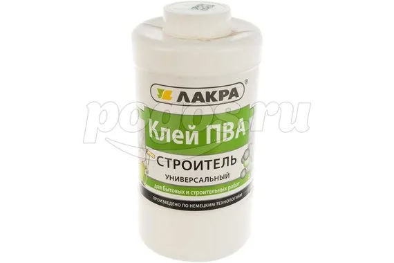 Универсальный клей ПВА Лакра Строитель 2,3 кг