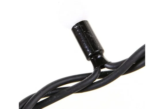 Светодиодная гирлянда TDM Шарики 100LED, 10м, многоцветная, каучук, черный, послед. подкл.