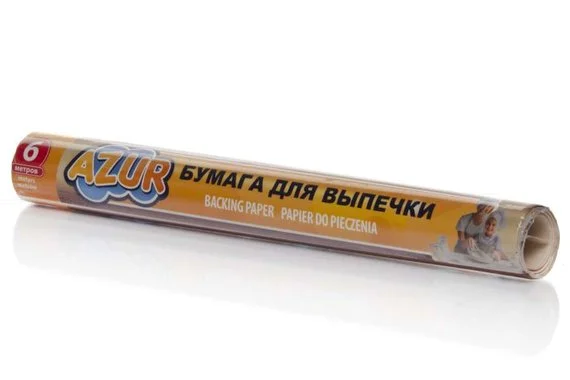 Бумага для выпечки рулон 0,29*6м  АЗУР
