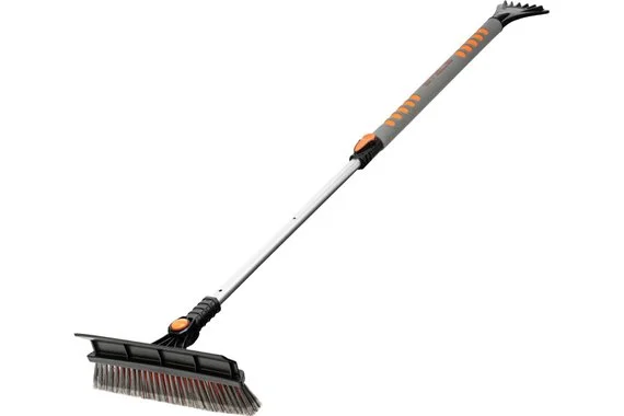 Телескопическая щетка-сметка для снега со скребком STELS 900-1300 мм 55301