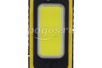 Фонарь светодиодный ручной RA-811 аккумуляторный,15Вт COB, powerbank, солнечная батарея, магнит, ЭРА