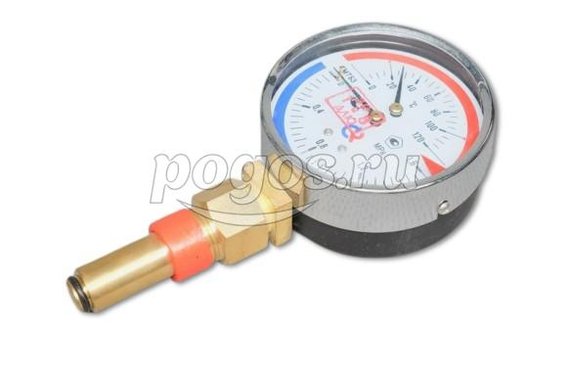 Термоманометр ТМТБ-31Т.1 (0-150), (0-1,6МПа) G1/2"  РОСМА