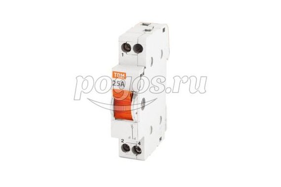 Переключатель модульный трехпозиционный МП-63 1P 25А