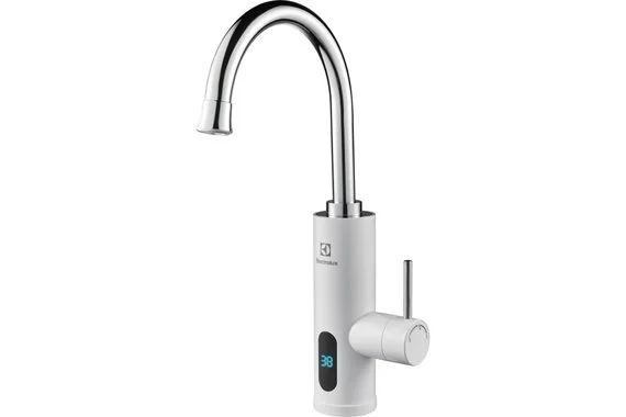 Кран мгновенного нагрева воды 3кВт белый Taptronic White ELECTROLUX
