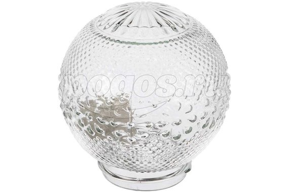 Плафон шар стекло "Цветочек" 62-010-А85 прозрачный  TDM