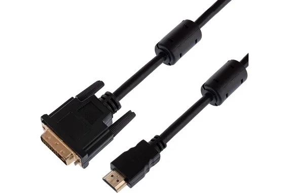 Кабель REXANT HDMI - DVI-D с фильтрами 1,5 м Gold 17-6303