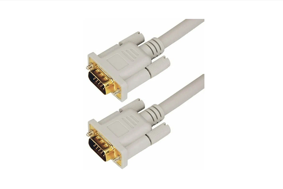 Шнур VGA plug - VGA plug 1.8М, серый  REXANT Premier 17-5503-4