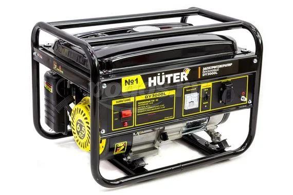 Бензиновый электрогенератор 2,5кВт(2,8кВт) HUTER DY3000L
