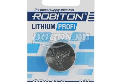 Элемент питания CR2450 BL1  Robiton