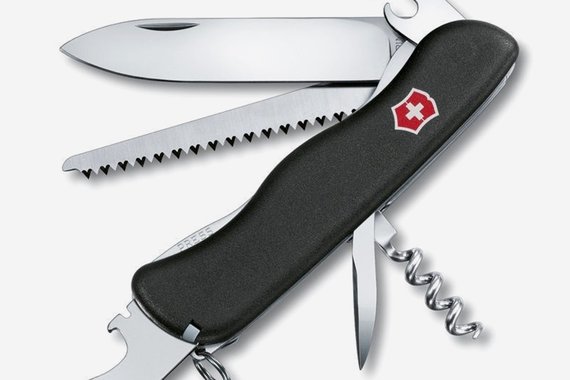 Мультитул Forester 12 функций 111 мм черный  VICTORINOX