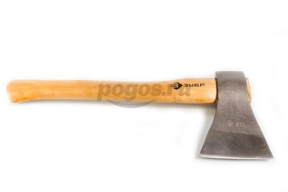 Топор кованый 1.0кг, (голова 0,8кг), с деревянной рукояткой  ЗУБР