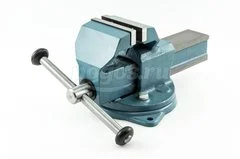 Тиски слесарные 100мм поворотные стальные