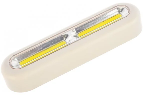 Светильник-кнопка светодиодный 1LED 3W 3*ААА (не в комплекте) 150*40*25мм FN1210 белый  Feron 23381