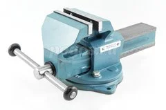 Тиски слесарные 125мм поворотные стальные