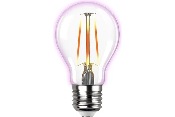 Светодиодная лампа для растений REV А60 E27 7W FILAMENT, 575-650Нм, PPF10 32416 4