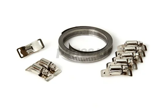 Набор Хомут нержавеющий  3*12  7 мм (+8 замков) Profi  STAYER  